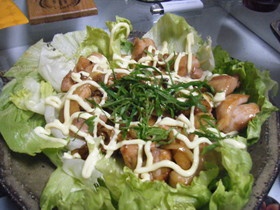 鶏肉withヨシダソースの炒め物☆