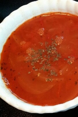 ダイエット★真っ赤な食べるトマトスープ