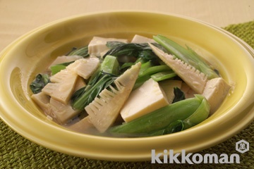 チンゲン菜と豆腐の中華風煮物
